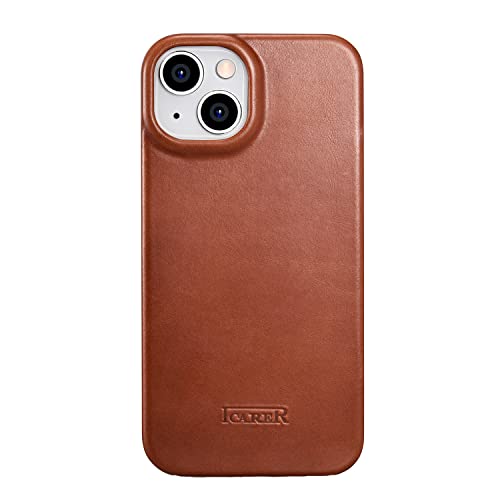 iPhone 14 Plus ケース レザー クラシック 6.7インチ ブラウン Amazon.co.jp: iPhone14 Plus 手帳型ケース 6.7インチ 【ICARER